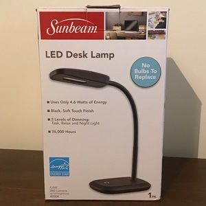 Work from home!! NIB LED Desk lamp/ dorm lamp